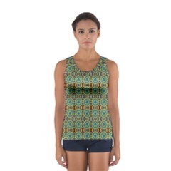 Colorful Sunflowers Sport Tank Top  by ConteMonfrey