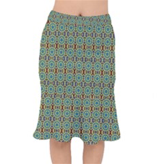 Colorful Sunflowers Short Mermaid Skirt by ConteMonfrey