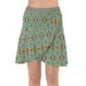 Colorful Sunflowers Wrap Front Skirt View1