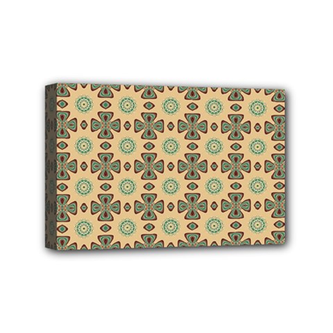 Abstracr Green Caramels Mini Canvas 6  X 4  (stretched) by ConteMonfrey