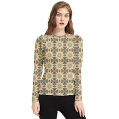 Abstracr Green Caramels Women s Long Sleeve Rash Guard by ConteMonfrey