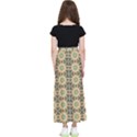 Abstracr Green Caramels Kids  Flared Maxi Skirt View2