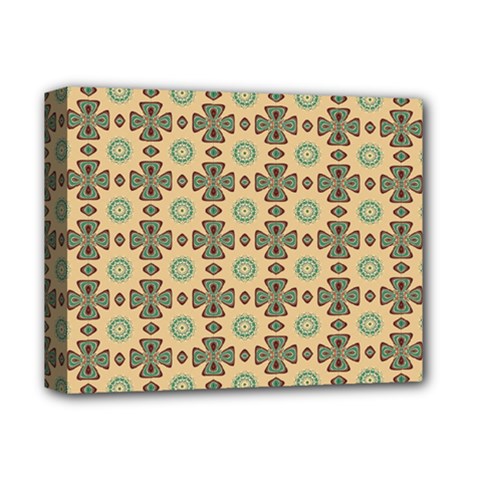 Abstract Green Caramels Deluxe Canvas 14  X 11  (stretched) by ConteMonfrey