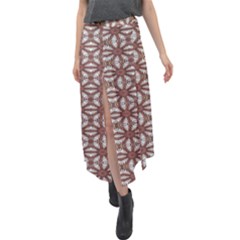 Spain Vibes Velour Split Maxi Skirt by ConteMonfrey