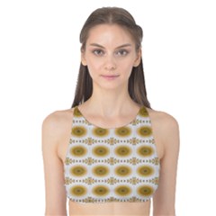 Abstract Petals Tank Bikini Top by ConteMonfrey