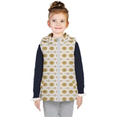 Abstract Petals Kids  Hooded Puffer Vest by ConteMonfrey