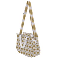 Abstract Petals Rope Handles Shoulder Strap Bag by ConteMonfrey