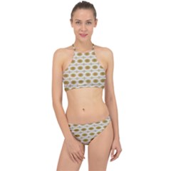 Abstract Petals Racer Front Bikini Set by ConteMonfrey