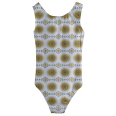 Abstract Petals Kids  Cut-out Back One Piece Swimsuit by ConteMonfrey