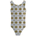 Abstract Petals Kids  Cut-Out Back One Piece Swimsuit View1