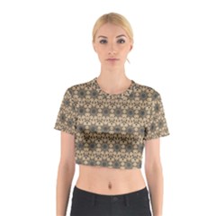 Abstract Dance Cotton Crop Top by ConteMonfrey