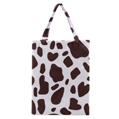 Cow Spots Brown White Classic Tote Bag by ConteMonfrey