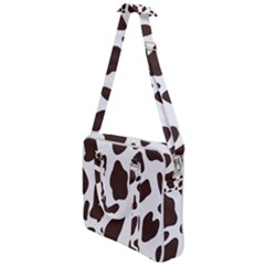 Cow Spots Brown White Cross Body Office Bag by ConteMonfrey