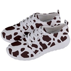 Cow Spots Brown White Men s Lightweight Sports Shoes by ConteMonfrey