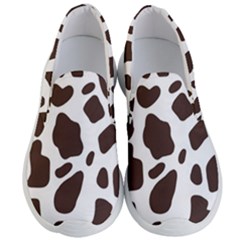 Cow Spots Brown White Men s Lightweight Slip Ons by ConteMonfrey