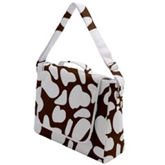 Brown White Cow Box Up Messenger Bag by ConteMonfrey