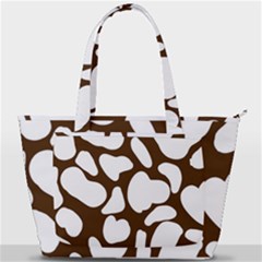 Brown White Cow Back Pocket Shoulder Bag  by ConteMonfrey