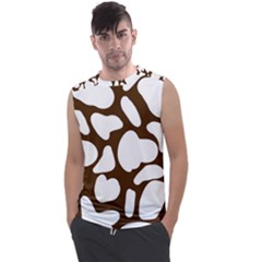 Brown White Cow Men s Regular Tank Top by ConteMonfrey