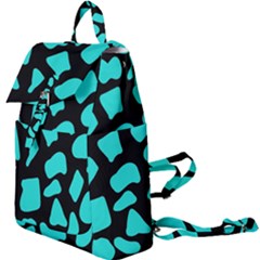 Blue Neon Cow Background   Buckle Everyday Backpack by ConteMonfrey