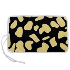 Cow Yellow Black Pen Storage Case (l) by ConteMonfrey