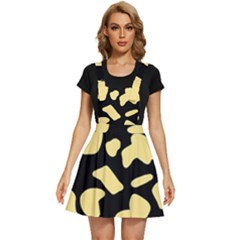 Cow Yellow Black Apron Dress by ConteMonfrey