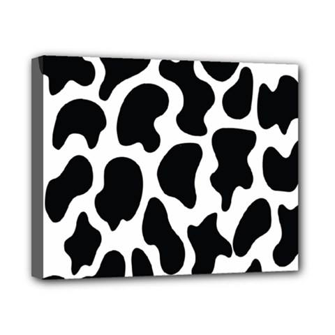 Cow Black And White Spots Canvas 10  X 8  (stretched) by ConteMonfrey