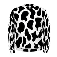 Cow Black And White Spots Men s Sweatshirt by ConteMonfrey