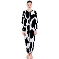 Cow Black And White Spots Onepiece Jumpsuit (ladies) by ConteMonfrey