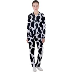 Cow Black And White Spots Casual Jacket And Pants Set by ConteMonfrey