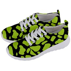 Neon Green Cow Spots Men s Lightweight Sports Shoes by ConteMonfrey