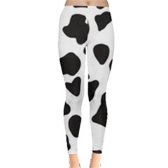 Black And White Spots Leggings  by ConteMonfrey