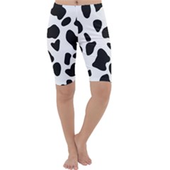 Black And White Spots Cropped Leggings  by ConteMonfrey