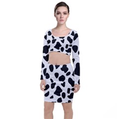 Black And White Spots Top And Skirt Sets by ConteMonfrey