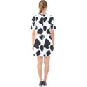 Black and white spots Sixties Short Sleeve Mini Dress View2