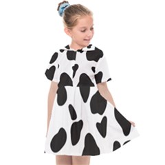 Black And White Spots Kids  Sailor Dress by ConteMonfrey