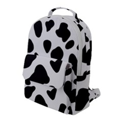 Black And White Spots Flap Pocket Backpack (large) by ConteMonfrey