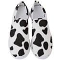 Black and white spots Men s Slip On Sneakers View1