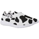 Black and white spots Men s Slip On Sneakers View3