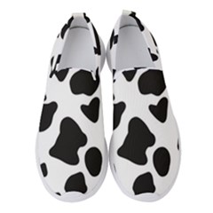 Black And White Spots Women s Slip On Sneakers by ConteMonfrey