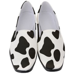 Black And White Spots Women s Classic Loafer Heels by ConteMonfrey