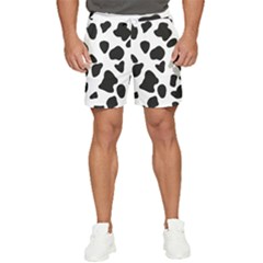 Black And White Spots Men s Runner Shorts by ConteMonfrey