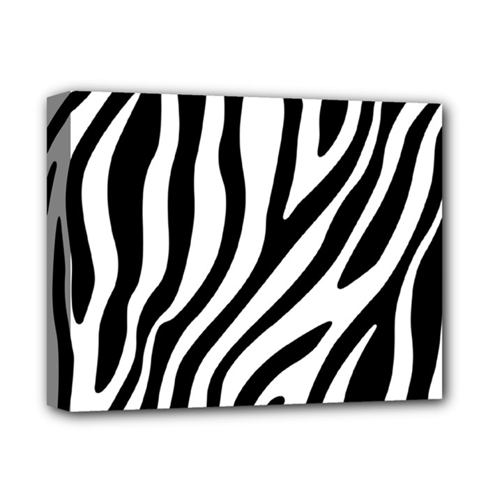 Zebra Vibes Animal Print Deluxe Canvas 14  x 11  (Stretched)