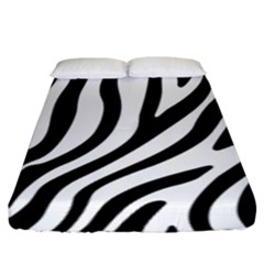 Zebra Vibes Animal Print Fitted Sheet (king Size) by ConteMonfrey