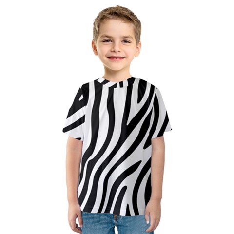 Zebra Vibes Animal Print Kids  Sport Mesh Tee by ConteMonfrey