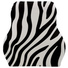 Zebra Vibes Animal Print Car Seat Velour Cushion  by ConteMonfrey