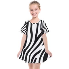 Zebra Vibes Animal Print Kids  Smock Dress by ConteMonfrey