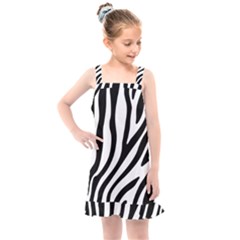 Zebra Vibes Animal Print Kids  Overall Dress by ConteMonfrey