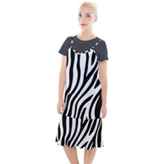 Zebra Vibes Animal Print Camis Fishtail Dress by ConteMonfrey