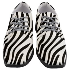 Zebra Vibes Animal Print Women Heeled Oxford Shoes by ConteMonfrey