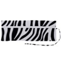 Zebra Vibes Animal Print Roll Up Canvas Pencil Holder (M) View2